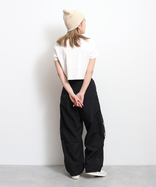 TIO★アングリッド　ナイロン混ミリタリールーズパンツ　カーゴパンツ Ungrid（アングリッド）の「ナイロン混ミリタリールーズパンツ