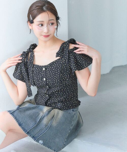 MAJESTIC LEGON（マジェスティックレゴン）の「ボックスプリーツミニスカパン（その他パンツ・レディース・ピンク/グレー/ブラック系その他/ブルー/ブルー系その他2・MEDIUM）」の6枚目の写真