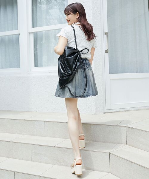 MAJESTIC LEGON（マジェスティックレゴン）の「ボックスプリーツミニスカパン（その他パンツ・レディース・ピンク/グレー/ブラック系その他/ブルー/ブルー系その他2・MEDIUM）」の13枚目の写真