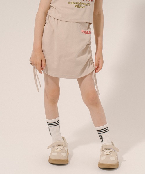 URBAN CHERRY（アーバンチェリー）の「異素材配色ベルトスニーカー（スニーカー・キッズ・ピンク/ベージュ・17.0cm/17.5cm/18.0cm/18.5cm/19.0cm/19.5cm/20.0cm/20.5cm/21.0cm）」の4枚目の写真