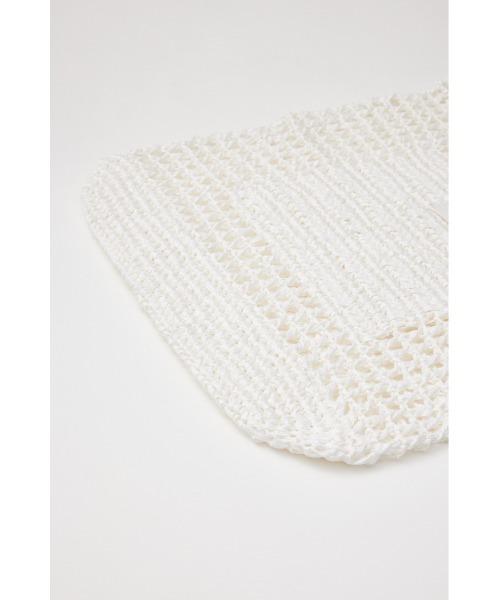 SLY（スライ）の「PAPER  BRAIDS TOTE BAG ペーパー ブレイズ トートバッグ（トートバッグ・レディース・グレー/ピンク/ホワイト・FREE）」の9枚目の写真