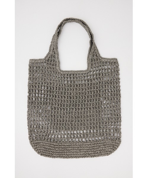 SLY（スライ）の「PAPER  BRAIDS TOTE BAG ペーパー ブレイズ トートバッグ（トートバッグ・レディース・グレー/ピンク/ホワイト・FREE）」の12枚目の写真