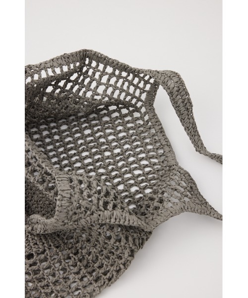 SLY（スライ）の「PAPER  BRAIDS TOTE BAG ペーパー ブレイズ トートバッグ（トートバッグ・レディース・グレー/ピンク/ホワイト・FREE）」の17枚目の写真