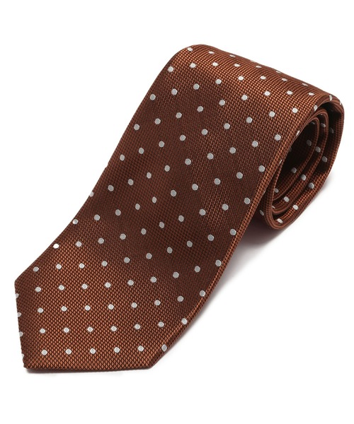 TOKYO SHIRTS（トウキョウシャツ）の「丹後織 絹100% 日本製 ベーシックネクタイ（ネクタイ・メンズ・ネイビー系3/ネイビー系5/ネイビー系6/ブラウン系1/ネイビー系4/ブラウン系2/カーキ/スモークピンク/ピンクベージュ/ネイビー系2/ネイビー系7/グレー/チャコールグレー/ネイビー系1/グリーン/ピンク/サックスブルー系1/サックスブルー系2/ベージュ/ダークベージュ/ゴールド/グリーン系その他・FREE）」の4枚目の写真