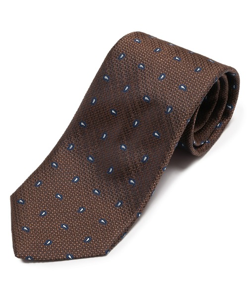 TOKYO SHIRTS（トウキョウシャツ）の「丹後織 絹100% 日本製 ベーシックネクタイ（ネクタイ・メンズ・ネイビー系3/ネイビー系5/ネイビー系6/ブラウン系1/ネイビー系4/ブラウン系2/カーキ/スモークピンク/ピンクベージュ/ネイビー系2/ネイビー系7/グレー/チャコールグレー/ネイビー系1/グリーン/ピンク/サックスブルー系1/サックスブルー系2/ベージュ/ダークベージュ/ゴールド/グリーン系その他・FREE）」の5枚目の写真