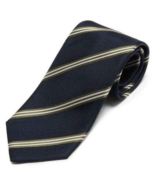 TOKYO SHIRTS（トウキョウシャツ）の「丹後織 絹100% 日本製 ベーシックネクタイ（ネクタイ・メンズ・ネイビー系3/ネイビー系5/ネイビー系6/ブラウン系1/ネイビー系4/ブラウン系2/カーキ/スモークピンク/ピンクベージュ/ネイビー系2/ネイビー系7/グレー/チャコールグレー/ネイビー系1/グリーン/ピンク/サックスブルー系1/サックスブルー系2/ベージュ/ダークベージュ/ゴールド/グリーン系その他・FREE）」の15枚目の写真