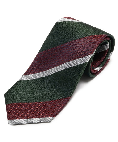 TOKYO SHIRTS（トウキョウシャツ）の「丹後織 絹100% 日本製 ベーシックネクタイ（ネクタイ・メンズ・ネイビー系3/ネイビー系5/ネイビー系6/ブラウン系1/ネイビー系4/ブラウン系2/カーキ/スモークピンク/ピンクベージュ/ネイビー系2/ネイビー系7/グレー/チャコールグレー/ネイビー系1/グリーン/ピンク/サックスブルー系1/サックスブルー系2/ベージュ/ダークベージュ/ゴールド/グリーン系その他・FREE）」の10枚目の写真