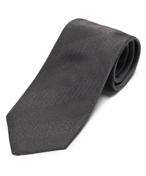 TOKYO SHIRTS（トウキョウシャツ）の「丹後織 絹100% 日本製 ベーシックネクタイ（ネクタイ・メンズ・ネイビー系3/ネイビー系5/ネイビー系6/ブラウン系1/ネイビー系4/ブラウン系2/カーキ/スモークピンク/ピンクベージュ/ネイビー系2/ネイビー系7/グレー/チャコールグレー/ネイビー系1/グリーン/ピンク/サックスブルー系1/サックスブルー系2/ベージュ/ダークベージュ/ゴールド/グリーン系その他・FREE）」の2枚目の写真