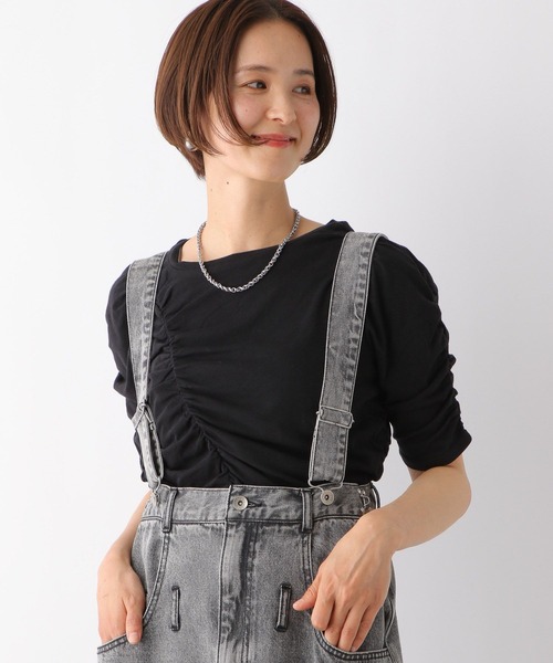 LEPSIM（レプシィム）の「ランダムシャーリングプルオーバー　126519（Tシャツ/カットソー・レディース・ブラック/オフホワイト・FREE）」の10枚目の写真