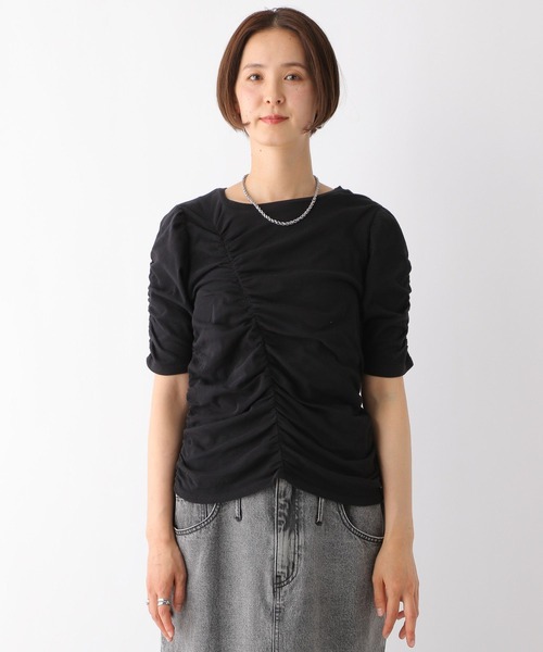 LEPSIM（レプシィム）の「ランダムシャーリングプルオーバー　126519（Tシャツ/カットソー・レディース・ブラック/オフホワイト・FREE）」の14枚目の写真