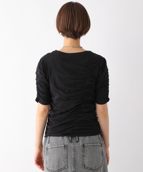 LEPSIM（レプシィム）の「ランダムシャーリングプルオーバー　126519（Tシャツ/カットソー・レディース・ブラック/オフホワイト・FREE）」の4枚目の写真