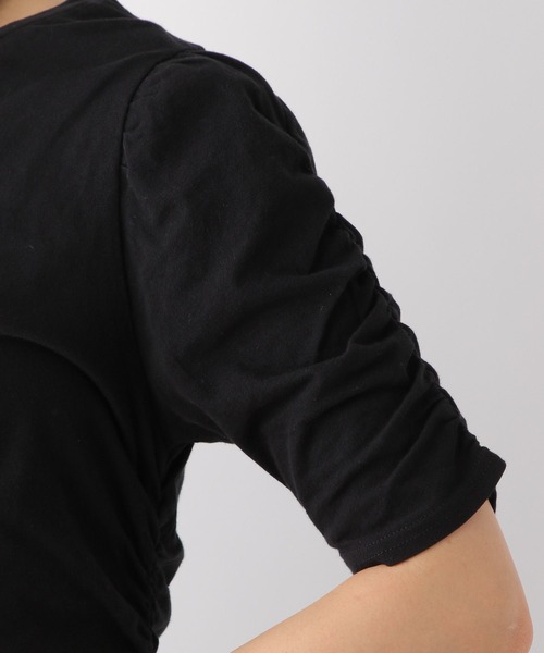 LEPSIM（レプシィム）の「ランダムシャーリングプルオーバー　126519（Tシャツ/カットソー・レディース・ブラック/オフホワイト・FREE）」の6枚目の写真