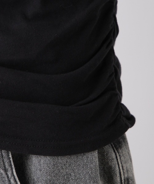LEPSIM（レプシィム）の「ランダムシャーリングプルオーバー　126519（Tシャツ/カットソー・レディース・ブラック/オフホワイト・FREE）」の7枚目の写真