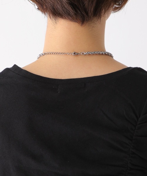 LEPSIM（レプシィム）の「ランダムシャーリングプルオーバー　126519（Tシャツ/カットソー・レディース・ブラック/オフホワイト・FREE）」の8枚目の写真