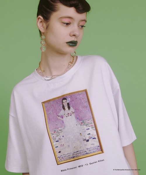 manana suerte(マニャーナスエルテ)の「THE METコラボ Tシャツ(Tシャツ/カットソー・レディース・グリーン/ピンク・FREE)」の2枚目の写真