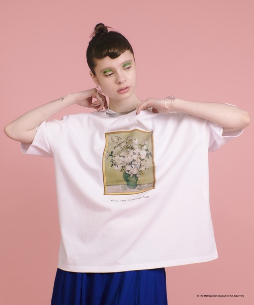 manana suerte(マニャーナスエルテ)の「THE METコラボ Tシャツ(Tシャツ/カットソー・レディース・グリーン/ピンク・FREE)」の9枚目の写真