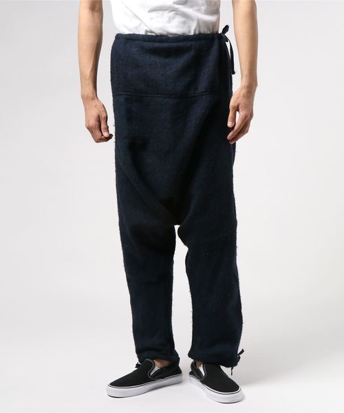 チャイハネ（チャイハネ）の「【チャイハネ】yul アクリル起毛シンプルサルエルパンツ（ユニセックス）（その他パンツ・メンズ・マスタード/ブラック/グリーン/ベージュ/ブルー/オレンジ/ターコイズブルー/ネイビー/グリーン系その他/ワイン・FREE）」の20枚目の写真