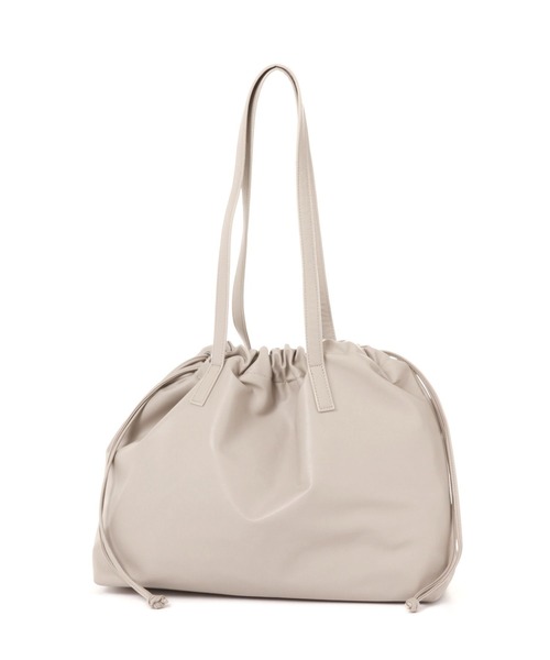 LAKOLE（ラコレ）の「フェイクレザー巾着トートバッグ / 132226