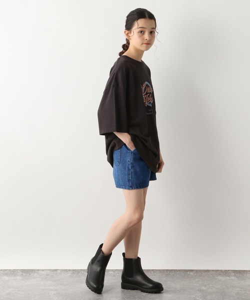 A DETACHER ハイウエスト デニム キュロット スカート パンツ 8 スカート ミニスカート ハイウェスト デニムスカート Aライン