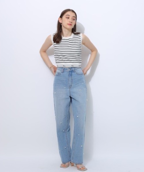 Rirandture（リランドチュール）の「ラインロゴニットトップス