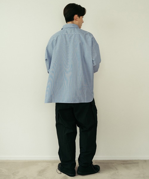 Be.Nection(ビネクション)の「NYLON EASY CARGO PANTS / ナイロンイージーカーゴパンツ(カーゴパンツ・メンズ・オリーブ/ブラック・MEDIUM/LARGE)」の6枚目の写真