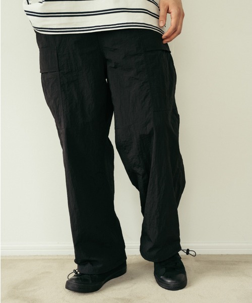 Be.Nection(ビネクション)の「NYLON EASY CARGO PANTS / ナイロンイージーカーゴパンツ(カーゴパンツ・メンズ・オリーブ/ブラック・MEDIUM/LARGE)」の16枚目の写真