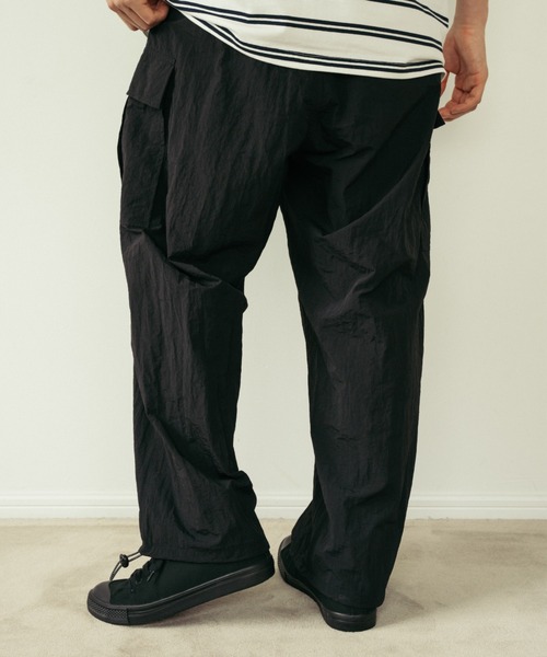 Be.Nection(ビネクション)の「NYLON EASY CARGO PANTS / ナイロンイージーカーゴパンツ(カーゴパンツ・メンズ・オリーブ/ブラック・MEDIUM/LARGE)」の18枚目の写真