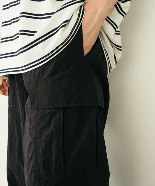 Be.Nection(ビネクション)の「NYLON EASY CARGO PANTS / ナイロンイージーカーゴパンツ(カーゴパンツ・メンズ・オリーブ/ブラック・MEDIUM/LARGE)」の19枚目の写真