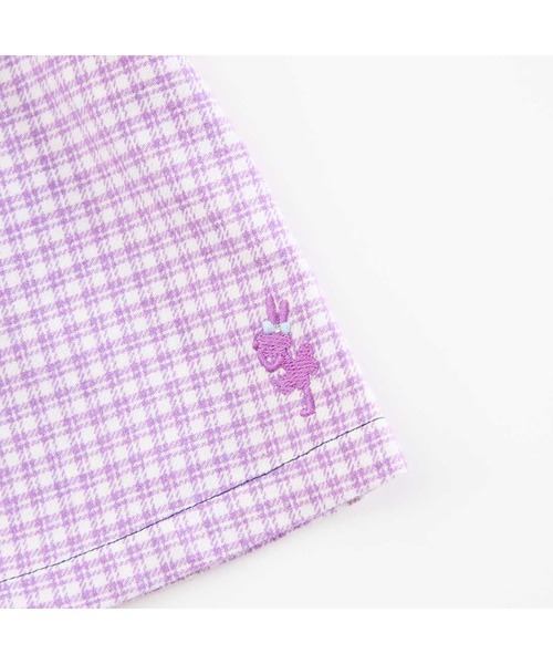 KP（ケーピー）の「チェック切り替えリボン付き長袖Tシャツ(80～150)（Tシャツ/カットソー・キッズ・ピンク/ネイビー・80ｃｍ/90cm/100cm/110cm/120cm/130cm/140cm/150cm）」の8枚目の写真