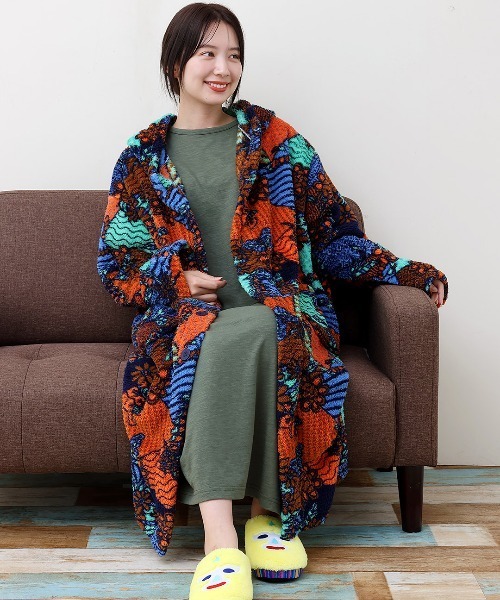 TUNIC ☆ 無地×アニマル柄　ルームウェア　ガウン 00014819.jpg