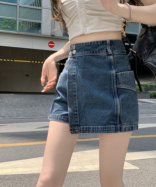 お値下げしました！CHANELBIGCoCoマークジーンズキュロットパンツ