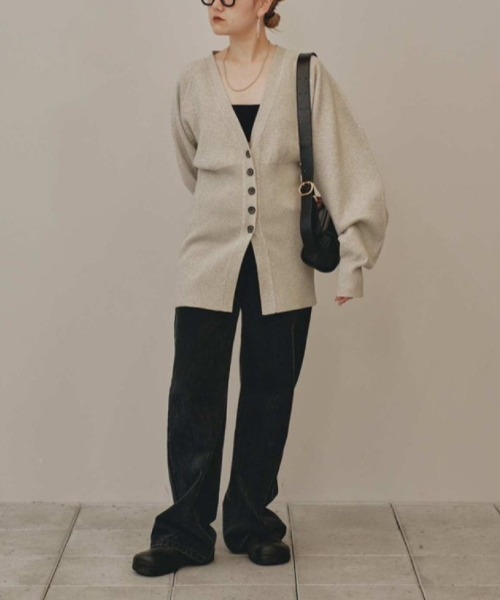 TODAYFUL（トゥデイフル）の「TODAYFUL　Waistshape Knit Cardigan ウエストシェイプニットカーディガン/12420529（カーディガン/ボレロ・レディース・ライトグレー/チャコールグレー・ONE SIZE）」の19枚目の写真
