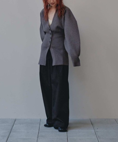 TODAYFUL（トゥデイフル）の「TODAYFUL　Waistshape Knit Cardigan ウエストシェイプニットカーディガン/12420529（カーディガン/ボレロ・レディース・ライトグレー/チャコールグレー・ONE SIZE）」の21枚目の写真