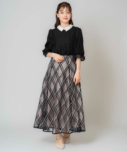 NOELA（ノエラ）の「配色カラーブラウス（シャツ/ブラウス・レディース・ブラック/オフホワイト・フリー）」の6枚目の写真
