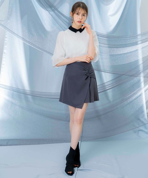 NOELA（ノエラ）の「配色カラーブラウス（シャツ/ブラウス・レディース・ブラック/オフホワイト・フリー）」の11枚目の写真
