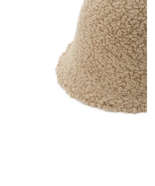 Mila Owen（ミラオーウェン）の「ボアバケットハット（ハット・レディース・グレー/ブラック/ベージュ・FREE）」の5枚目の写真