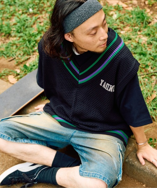 SOUNDSGOOOOD（サウンズグッド）の「【SOUNDS GOOOOD / サウンズグッド】ナンバリングメッシュベスト（ベスト・メンズ・ブラック・ONE SIZE）」の5枚目の写真