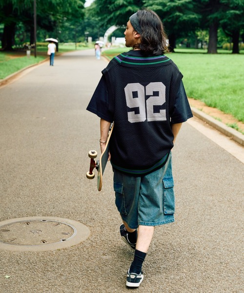 SOUNDSGOOOOD（サウンズグッド）の「【SOUNDS GOOOOD / サウンズグッド】ナンバリングメッシュベスト（ベスト・メンズ・ブラック・ONE SIZE）」の8枚目の写真