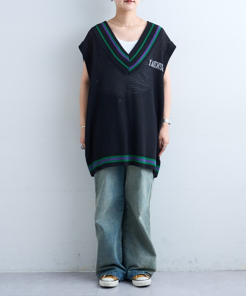 SOUNDSGOOOOD（サウンズグッド）の「【SOUNDS GOOOOD / サウンズグッド】ナンバリングメッシュベスト（ベスト・メンズ・ブラック・ONE SIZE）」の12枚目の写真