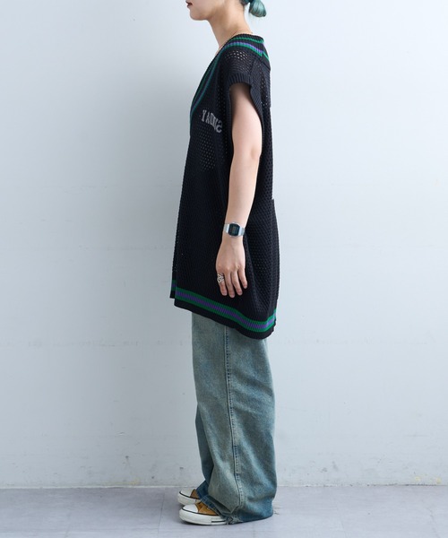 SOUNDSGOOOOD（サウンズグッド）の「【SOUNDS GOOOOD / サウンズグッド】ナンバリングメッシュベスト（ベスト・メンズ・ブラック・ONE SIZE）」の13枚目の写真