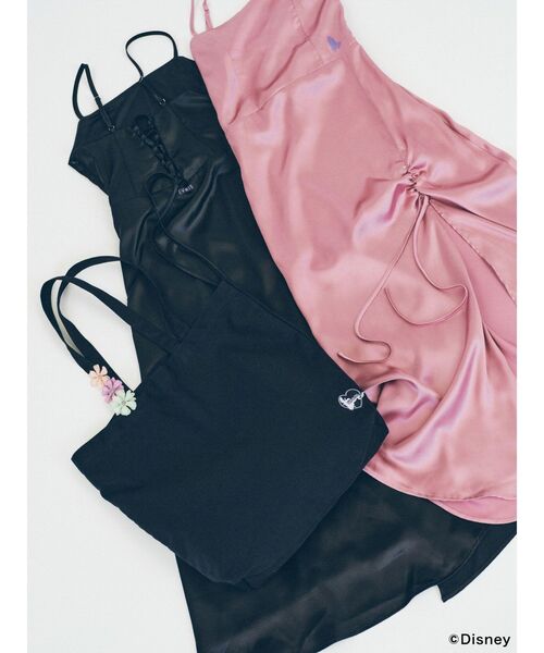 EVRIS（エヴリス）の「【ディズニーコレクション】FlowerトートBAG（トートバッグ・レディース・ブラック・FREE）」の3枚目の写真