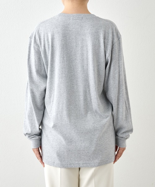 Whim Gazette(ウィムガゼット)の「フォトロングTシャツ(Tシャツ/カットソー・レディース・グレー/オフホワイト・FREE)」の20枚目の写真