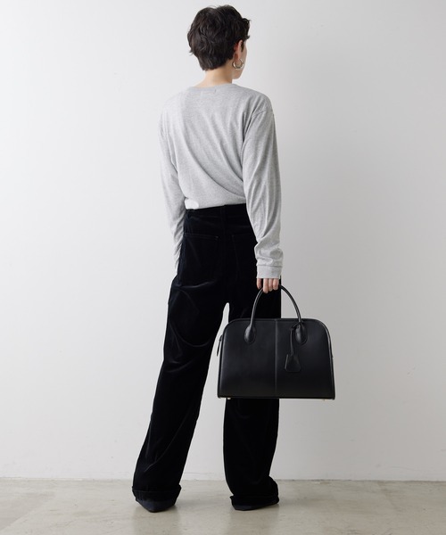 Whim Gazette(ウィムガゼット)の「フォトロングTシャツ(Tシャツ/カットソー・レディース・グレー/オフホワイト・FREE)」の7枚目の写真