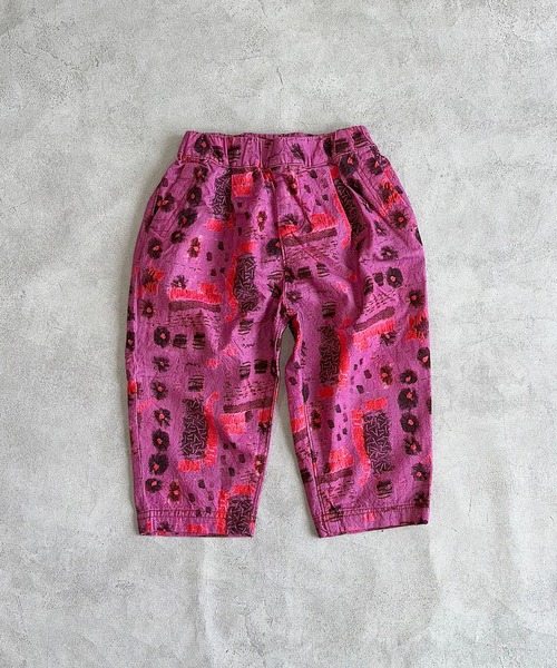 A BOND（アボンド）の「タックイージーパンツ（その他パンツ・キッズ・オフホワイト/パープル・90/100/110/120/130/140/150）」の2枚目の写真