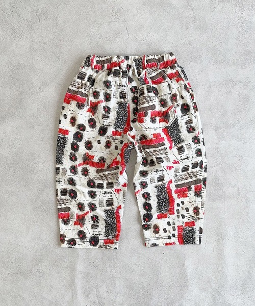 A BOND（アボンド）の「タックイージーパンツ（その他パンツ・キッズ・オフホワイト/パープル・90/100/110/120/130/140/150）」の5枚目の写真