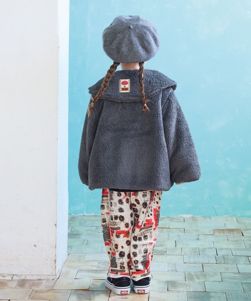 A BOND（アボンド）の「タックイージーパンツ（その他パンツ・キッズ・オフホワイト/パープル・90/100/110/120/130/140/150）」の11枚目の写真