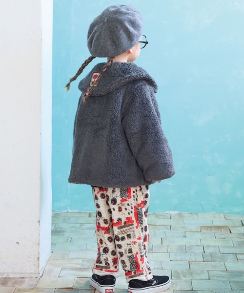 A BOND（アボンド）の「タックイージーパンツ（その他パンツ・キッズ・オフホワイト/パープル・90/100/110/120/130/140/150）」の12枚目の写真