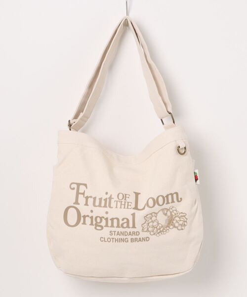 FRUIT OF THE LOOM(フルーツオブザルーム)の「FRUIT OF THE LOOM / FTL NEWSPAPER BAG / 80677900(ショルダーバッグ・レディース・サックスブルー/ブラック/レッド/イエロー/ベージュ・ONESIZE)」の16枚目の写真