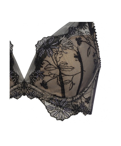 AMOSTYLE BY Triumph(アモスタイルバイトリンプ)の「DeepV ブラジャー(パッドなし) グレースフルフラワー【B,C,Dカップ】 AMST1486 WHP JX(ブラジャー・レディース・ホワイト/ピンク/ブラック・B65/B70/B75/C65/C70/C75/D65/D70/D75)」の8枚目の写真