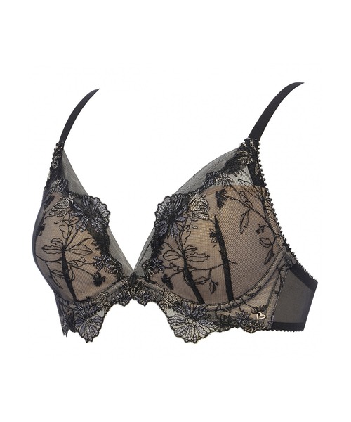 AMOSTYLE BY Triumph(アモスタイルバイトリンプ)の「DeepV ブラジャー(パッドなし) グレースフルフラワー【B,C,Dカップ】 AMST1486 WHP JX(ブラジャー・レディース・ホワイト/ピンク/ブラック・B65/B70/B75/C65/C70/C75/D65/D70/D75)」の10枚目の写真